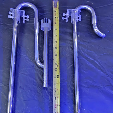 Used Jardli stainless steel Lilly tubes w surface skimmer